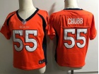 Nike Denver Broncos #55 Bradley Chubb Orange Toddler Jersey