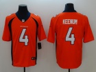 Denver Broncos #4 Case Keenum Orange Vapor Untouchable Limited Jersey