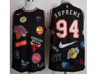 Supreme Links up With Nike x NBA for Logo Jerseys #94 Black