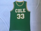 Cole High School #33 Shaquille O'Neal Green Basketball Jersey