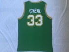 Cole High School #33 Shaquille O'Neal Green Basketball Jersey