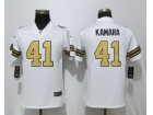 Womens New Orleans Saints #41 Alvin Kamara White Color Rush Limited Football Jersey