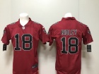 Atlanta Falcons #18 Calvin Ridley Red Color Rush Limited Jersey