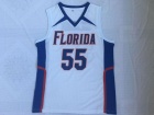 Florida Gators #55 Jason Williams White Basketball Jersey