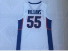 Florida Gators #55 Jason Williams White Basketball Jersey