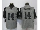 New York Jets #14 Sam Darnold Dark Gridiron Gray Limited Jersey