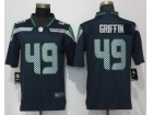 Seattle Seahawks #49 Shaquem Griffin Blue Vapor Untouchable Limited Jersey