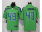 Seattle Seahawks #49 Shaquem Griffin Green Vapor Untouchable Limited Jersey