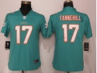 Women Miami Dolphins #17 Ryan Tannehill Green Vapor Untouchable Limited Jersey