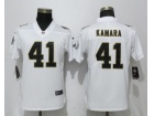 Womens New Orleans Saints #41 Alvin Kamara White  Vapor Untouchable Limited Jersey