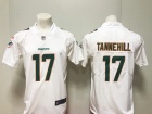 Miami Dolphins #17 Ryan Tannehill White New Style Nike Limited Jerseys