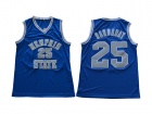 Memphis State #25 Penny Hardaway Blue College Basketball Jersey