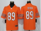 Chicago Bears #89 Mike Ditka Orange Vapor Untouchable Limited Jersey