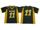 North Dakota State Bison #11 Carson Wentz Green NCAA Football Jersey