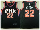 Nike Phoenix Suns #22 Deandre Ayton Black Swingman Jersey