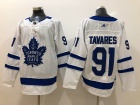 Adidas Toronto Maple #91 John Tavares White Hockey Jersey