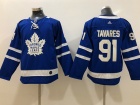 Adidas Youth Toronto Maple #91 John Tavares Blue Jersey