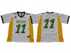 North Dakota State Bison #11 Carson Wentz White NCAA Football Jersey