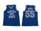 Memphis State #50 William Wright Blue College Basketball Jersey