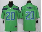 Seattle Seahawks #20 Rashaad Penny Green Vapor Untouchable Limited Jersey