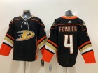 Adidas Anaheim Ducks #4 Cam Fowler Black Hockey Jersey