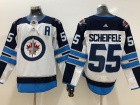 Adidas Winnipeg Jets #55 Mark Scheifele White Hockey Jersey