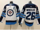 Adidas Winnipeg Jets #26 Blake Wheeler White Hockey Jersey