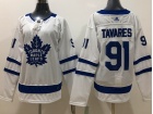 Adidas Toronto Maple #91 John Tavares White Women Jersey