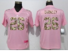 Women New York Giants #26 Saquon Barkley  Pink Camo Love Untouchable Limited Jersey