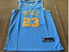 Nike Los Angeles Lakers #23 LeBron James Blue MPLS Basketball Jersey