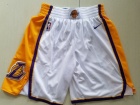 Nike Los Angeles Lakers White Basketball Short