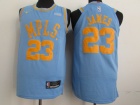 Nike Los Angeles Lakers #23 LeBron James Blue MPLS Player Basketball Jersey