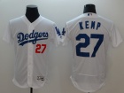 Los Angeles Dodgers #27 Matt Kemp White Flexbase Jersey