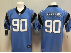 Carolina Panthers #90 Julius Peppers Blue Men's Vapor Untouchable Limited Jersey