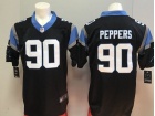 Carolina Panthers #90 Julius Peppers Black Men's Vapor Untouchable Limited Jersey