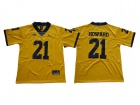 Michigan Wolverines #21 Desmond Howard Gold Vapor College Football Jersey