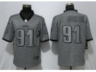 Philadelphia Eagles #91 Fletcher Cox Gridiron Gray Limited Jersey