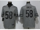 Chicago Bears #58 Roquan Smith Gridiron Gray Limited Jersey