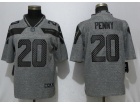 Seattle Seahawks #20 Rashaad Penny Gridiron Gray Limited Jersey