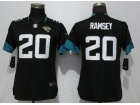 Womens Jacksonville Jaguars #20 Jalen Ramsey Black Vapor Limited Jersey