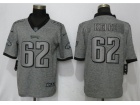 Philadelphia Eagles #62 Jason Kelce Gridiron Gray Limited Jersey