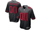 Men's San Francisco 49ers Nike Black Custom Game Jersey