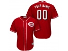 Men's Cincinnati Reds Majestic Red Cool Base Custom Jersey