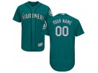 Men's Seattle Mariners Majestic Alternate Green Flex Base Authentic Collection Custom Jersey