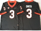 Georgia Bulldogs #3 Roquan Smith Black Jersey