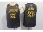 Nike Youth Los Angeles Lakers #23 LeBron James Black City Jersey