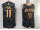 Atlanta Hawks #11 Trae Young Black Swingman Jersey