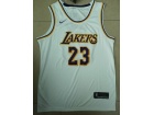 Nike Los Angeles Lakers #23 LeBron James White New Style Basketball Jersey