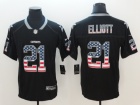 Dallas Cowboys #21 Ezekiel Elliott Black USA Fashion Vapor Limited Jersey