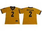 Michigan Wolverines #2 Shea Patterson Yellow Vapor College Football Jersey